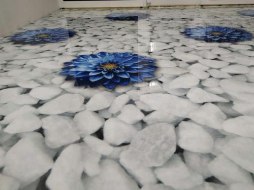 3D podlaha zimná záhrada